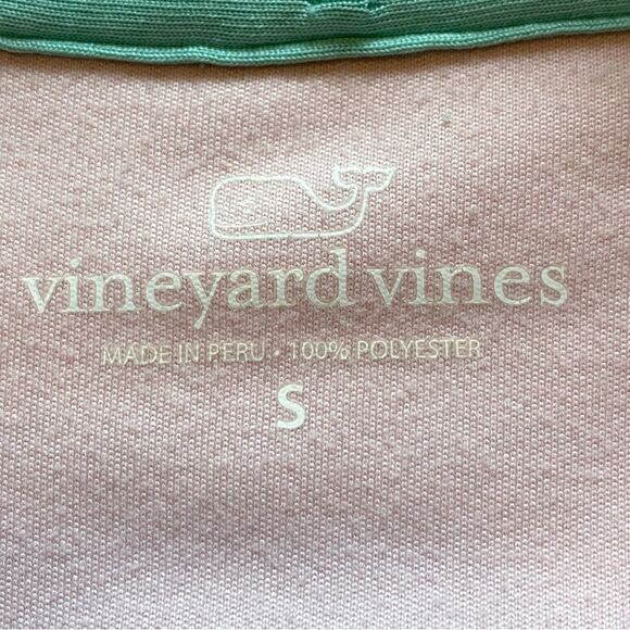 Vineyard Vines Pink 1/4 Zip Pullover Top Size Small - Picture 3 of 12